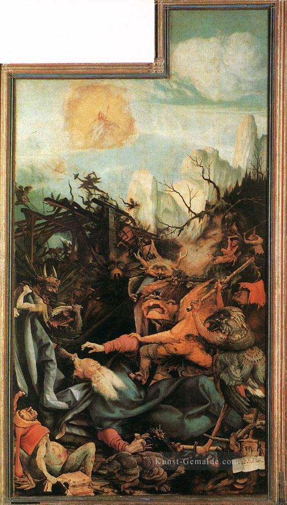 die Versuchung des Heiligen Antonius Renaissance Matthias Grunewald Ölgemälde